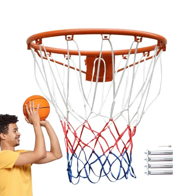 

Outdoor Basketball Hoop Outdoor Steel Basketball Rim Thickened User-Friendly Basketball Supplies Stable Basketball Hoop For Kids