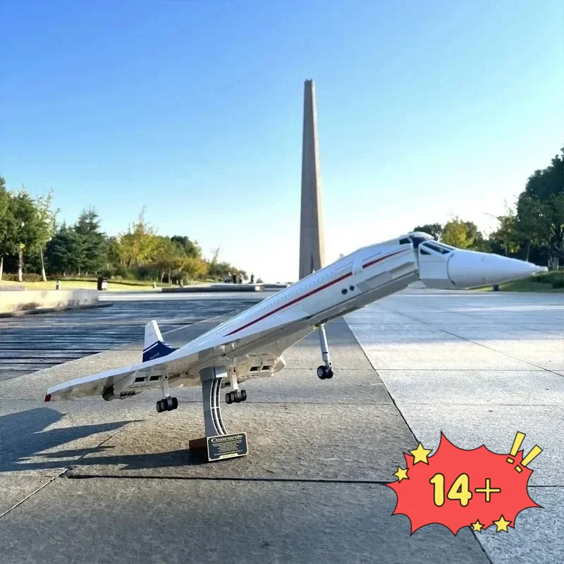 

Новый конструктор 2026 года: Сверхзвуковой самолет-истребитель Airbus Concorde, модель 10318, развивающая игрушка для детей, подарок на день рождения