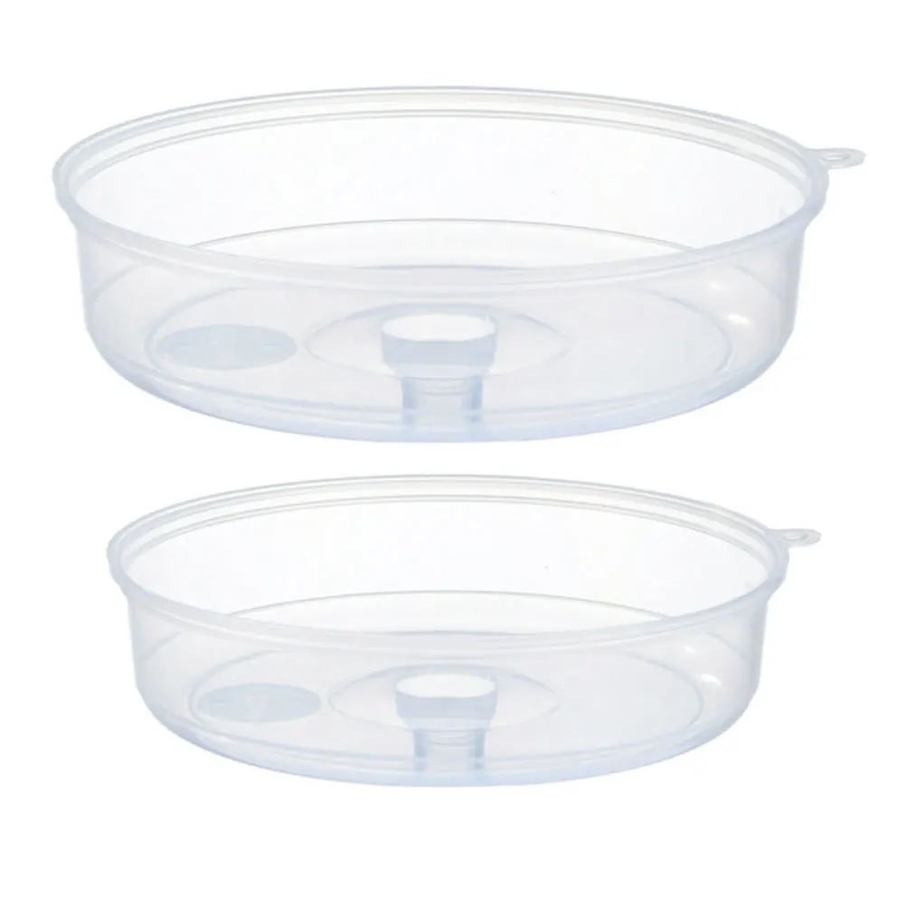 

2pcs Heating For Food Premium Microwave Cover Transparent Dust Insect Protection Kitchen Restaurant Party Use Microwave Cover