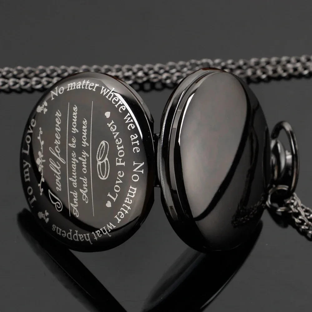 رومانسية الحب زوجين ساعة الجيب الرومانية الرقمية الكوارتز البخار فاسق الساعات النسائية قلادة ساعة الجيب مع سلسلة فوب