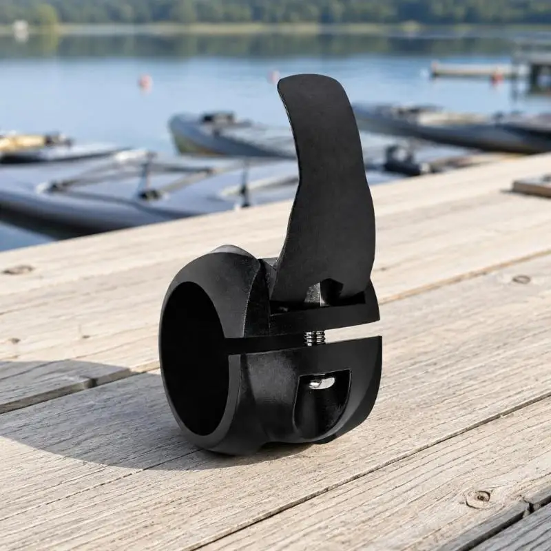 Telescoping Paddles Shafts Locking Clamps for Kayaking, Hand-Operated Lever with Round ABS Collar for Adjustable 24BD
