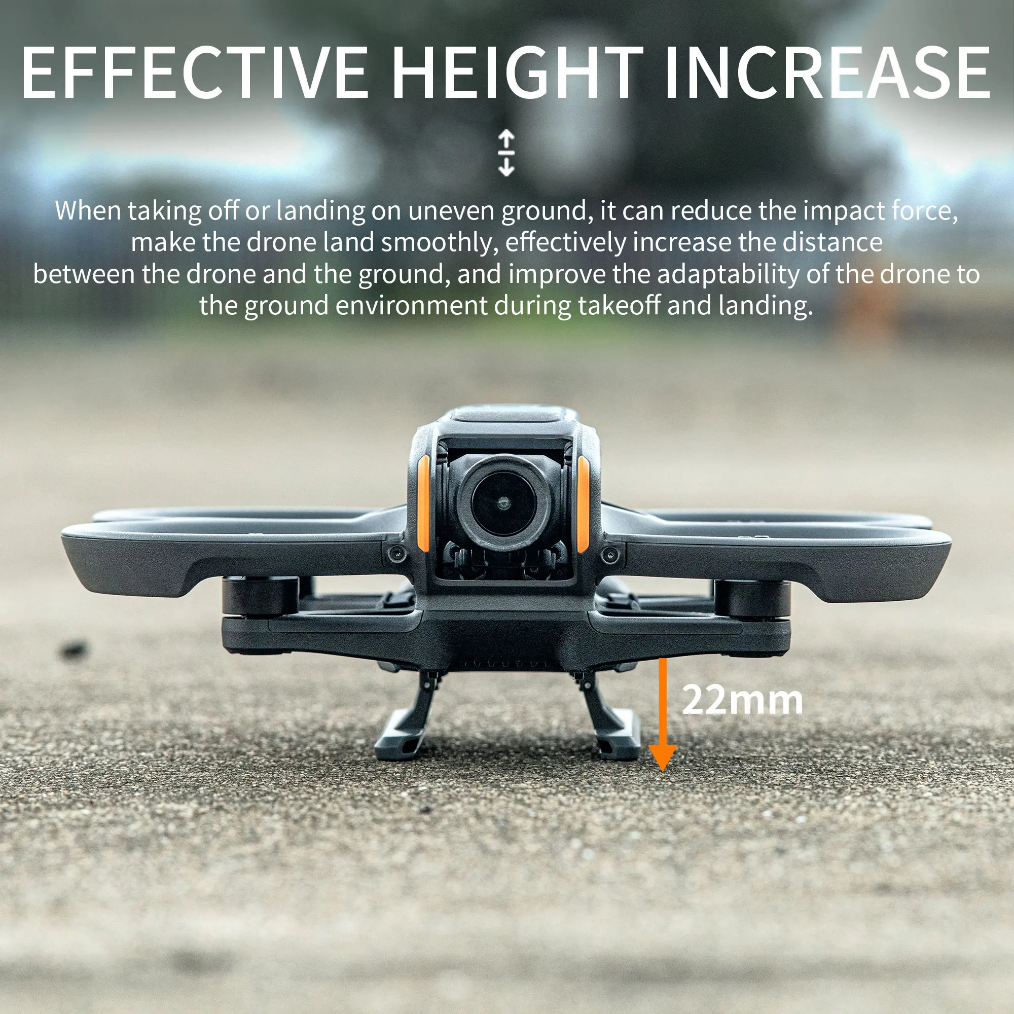 Compatible with DJI Avata2 All-in-One Foldable Height-Boosting Anti-Drop Cushioning Training Tripod