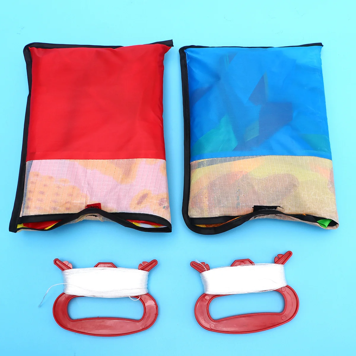 2 Stuks Octopus Vliegers 4m Winddicht Polyester Vliegende Vliegers Outdoor Kids Beach Park Fun Animal Design Kleurrijke Gift Set