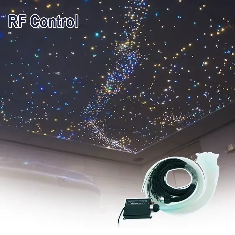 Sauna SPA Star Ceiling RGB Fiber Optic Light Set Ambient Lighting For Steam Room Decoration