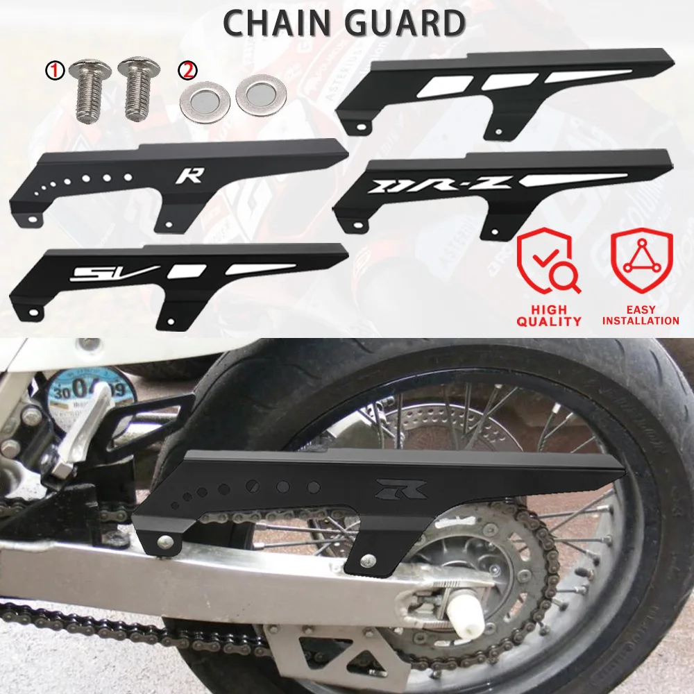 

For Suzuki DRZ400 GSX-R600 VSTROM1000 DL1000 SV1000 TL1000S Motorcycle Accessories Rear Wheel Drive Chain Guard Cover Protection