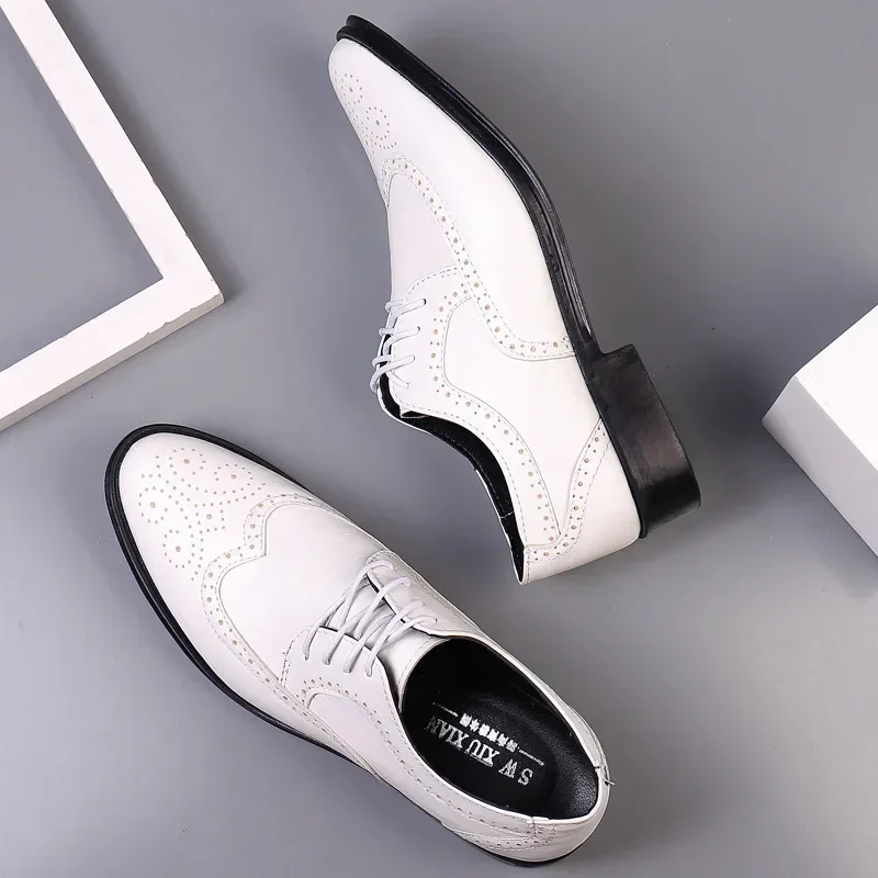 Handcrafted Men Oxford Shoes Business Dress Shoes New Classic Leather Shoes  Party Wedding Shoe High Quality Lace-up Formal Shoe - AliExpress 322