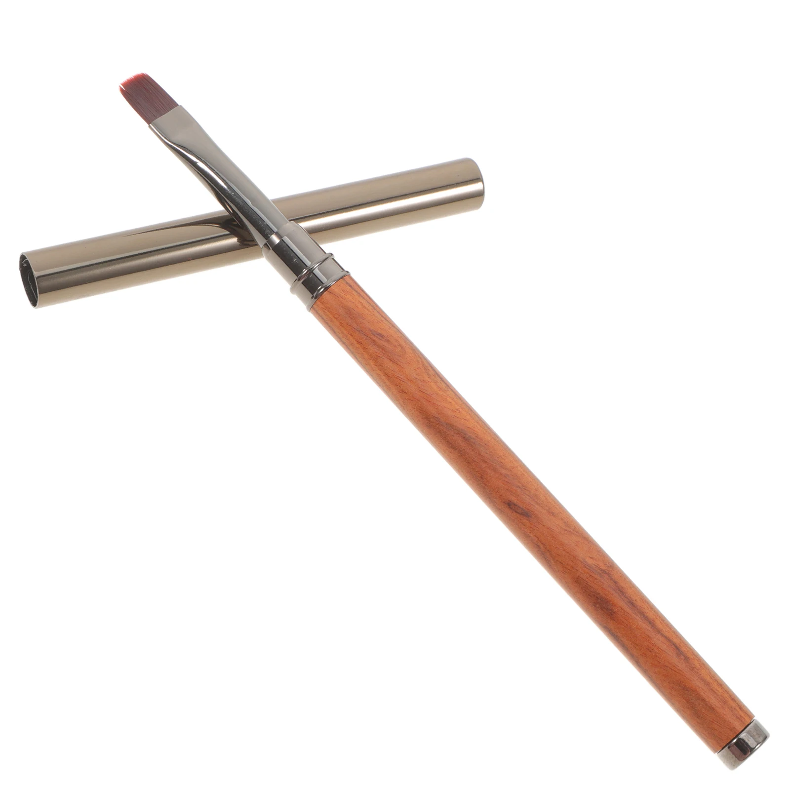 Dual Ended Nail Art Tool Wood Handle Magnet Pen for Cat Eye Gel Design Smooth Application Nail Liner Supply