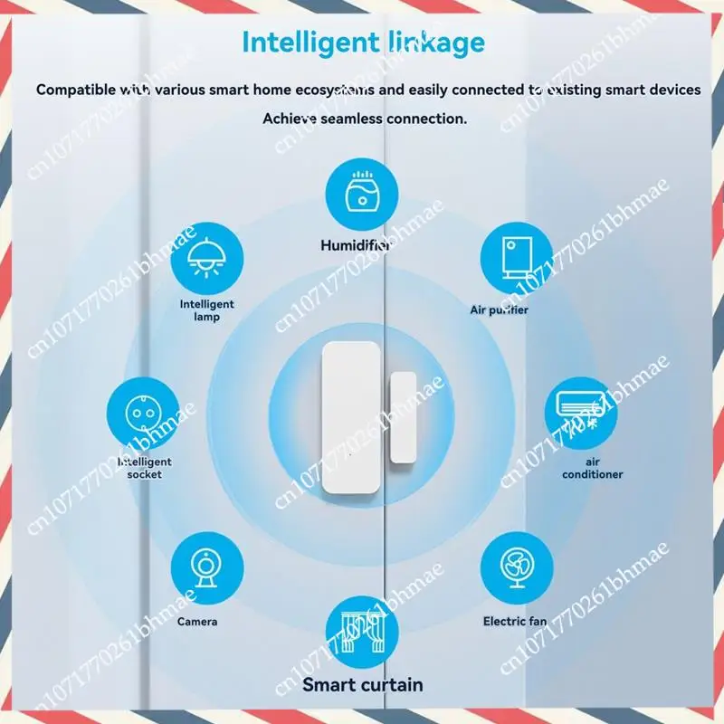 -A21Z Wireless TUYA Smart WIFI Door And Window Sensor, Alert System For Open/Closed Door Notifications