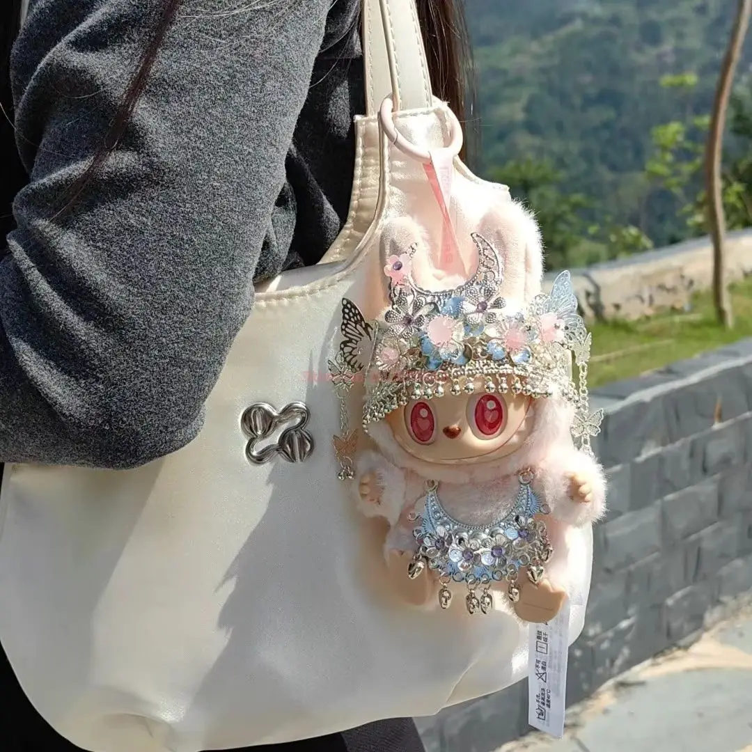 

Labubu Baby Clothes 15/17cm Vinyl Pendant Handmade Clothes Gorgeous Princess Suit