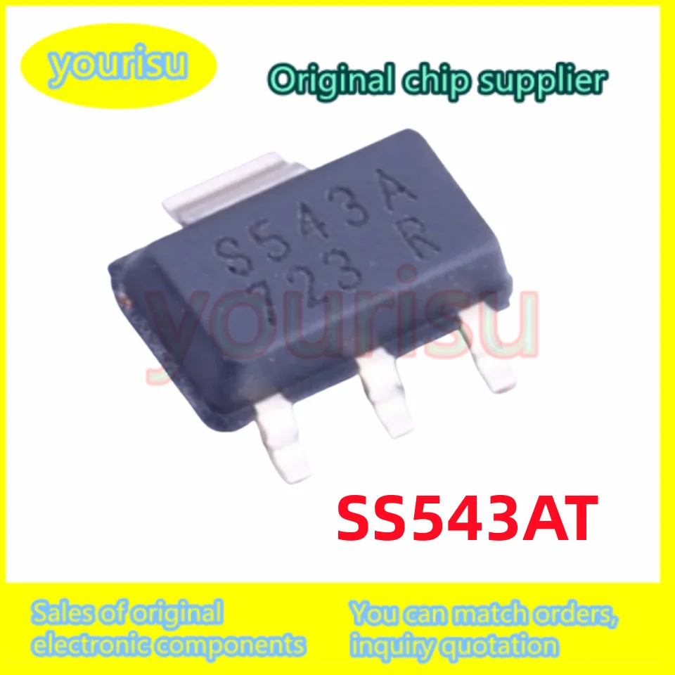 5-20Pcs/Lot Original SS543AT S543A SS543 SOT-89 Single-pole Hall Hall Sensor