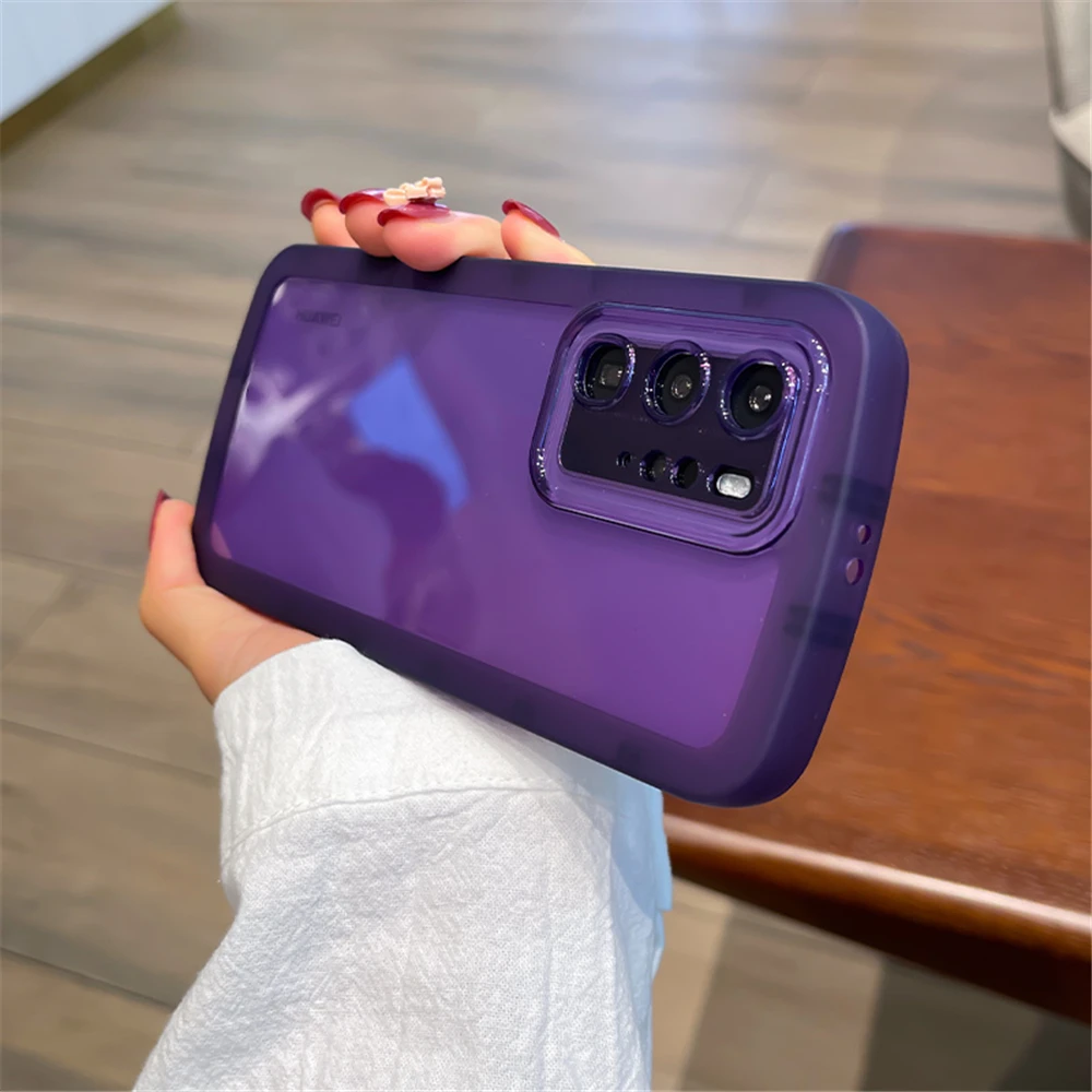 

Shockproof Clear Phone Case For Huawei P20 P30 P40 Pro Mate 20 30 Pro Nova 9 7 8 Honor 60 70 Pro 50 SE Soft Silicone Cover Coque