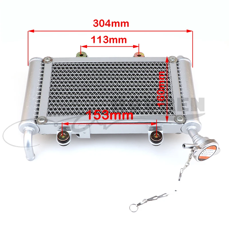 Motorcycle Engine \\Water Cooler Cooling Radiator for Honda CB400 SF NC31 NC36 Dirt Pit Bike Motorcross ATV Kart Moto Accessories