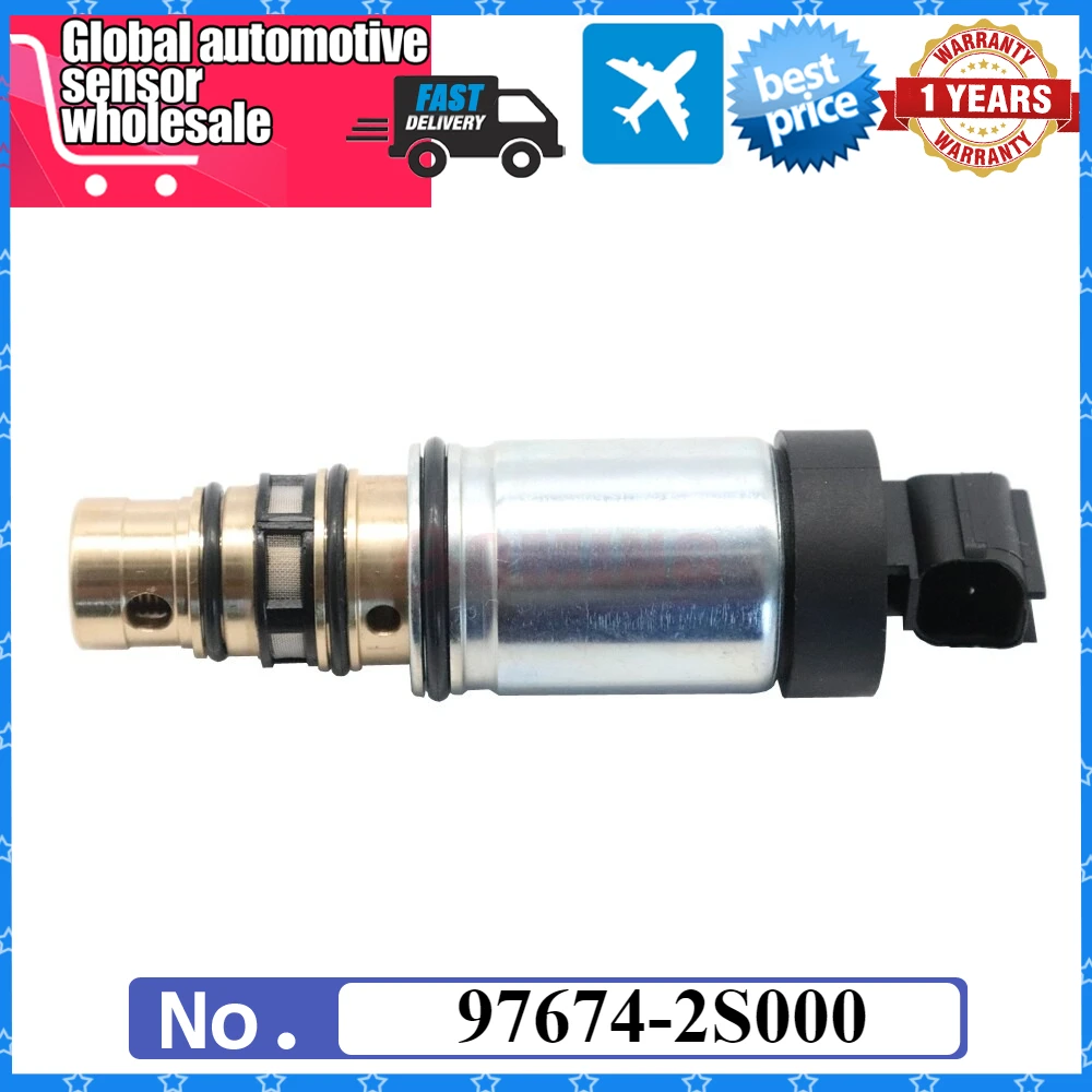 

97674-2S000 Car AC Compressor Control Valve For Hyundai Accent Coupe Tucson Kia K900 Sportage Volvo S60 S80 V70 V60 XC60 XC70