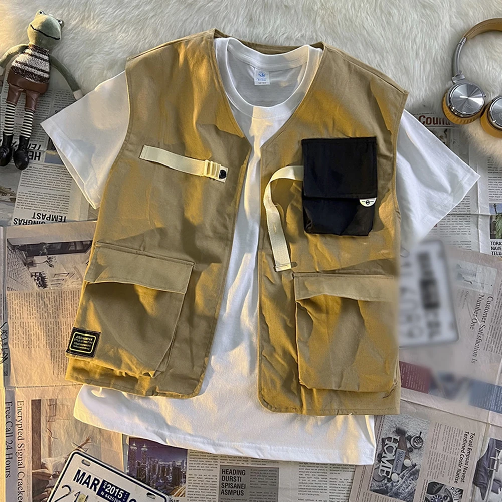 

Comfy Fashion Men\\\\\\\\\\\\\\'s Waistcoat Autumn Casual Comfy Work Wear Daily Holiday Sleeveless Slight Stretch Solid Color