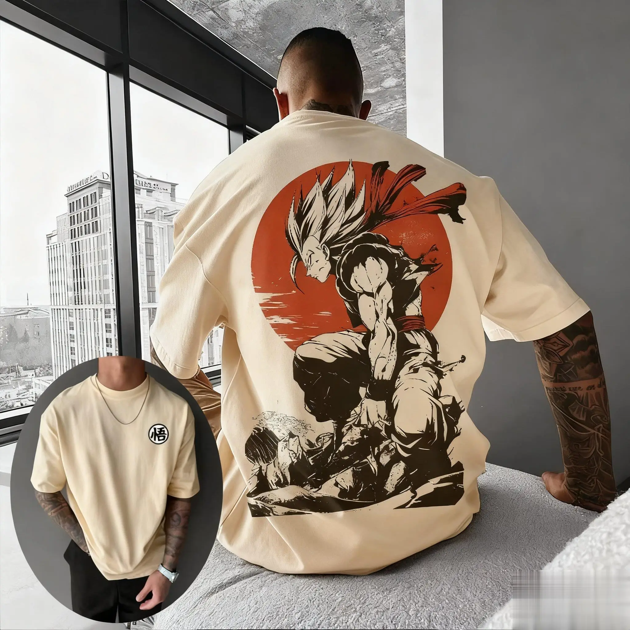 Unisex Dragon Ball Z Anime Übergroße Grafik T-shirt Männer Frauen Kurzarm T Sommer Mode Casual TopStreetwear Y2k Kleidung