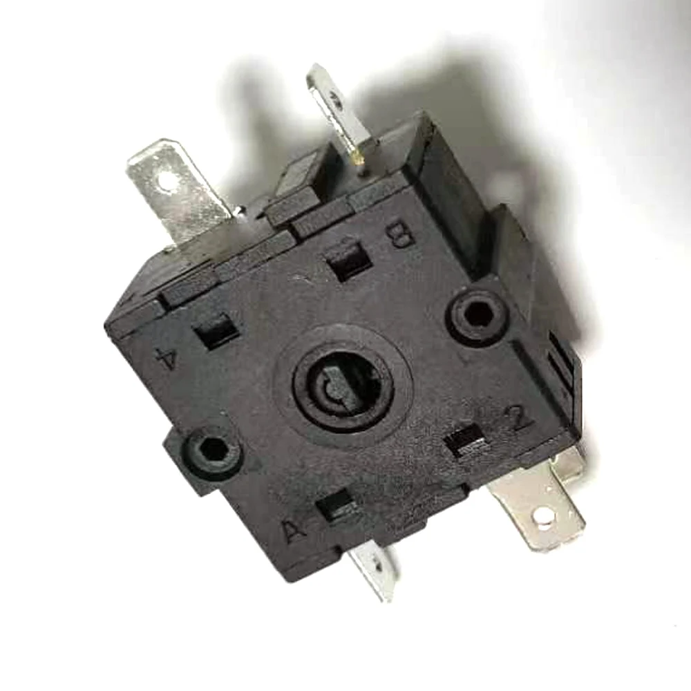 360ยฐ 16A 5-Pin 250V AC Heater Gear Knob Switch 4-Position Rotary Select Thermostat Switch 3-Position Temperature Control Switch