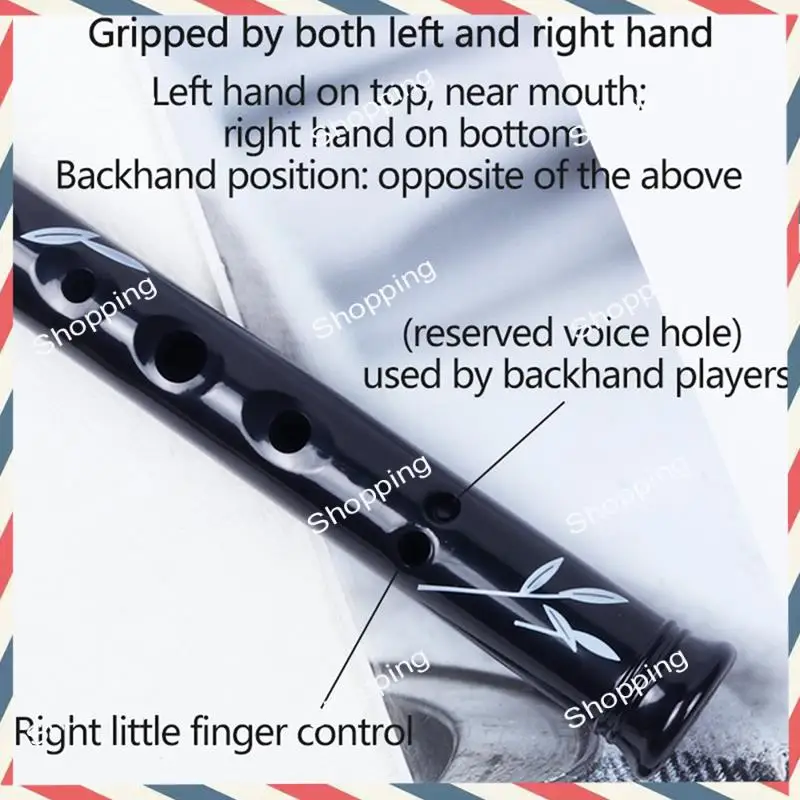 A44M 6 Holes Irish Tin Penny Whistle With Case Key Of C D Flute Whistle Instrument Woodwind For Music Lover