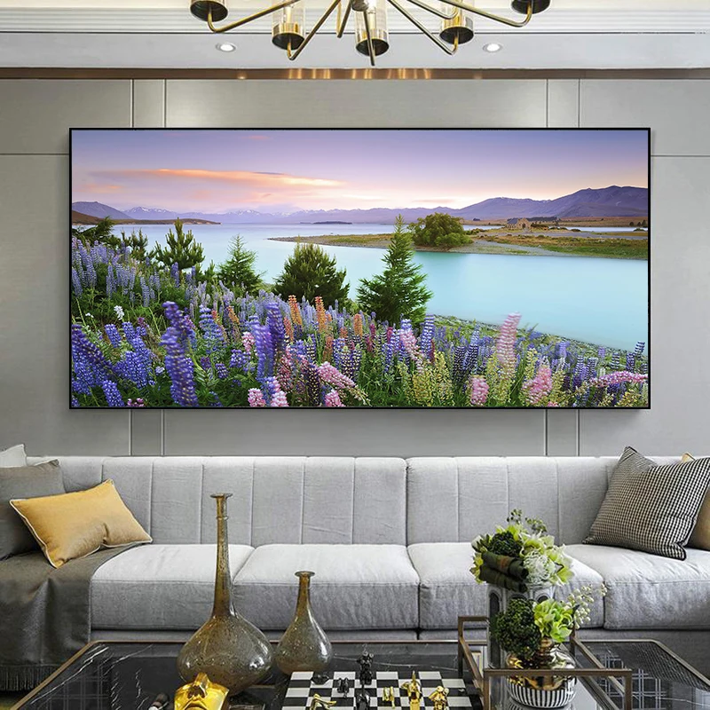 Lake Tekapo New Zealand Landsc - Home Cinema Wall Art recension och pris