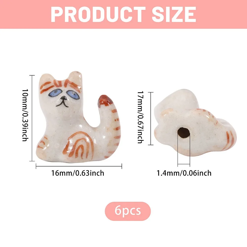 6-pecas-de-contas-de-porcelana-artesanais-pintadas-a-mao-em-ceramica-formato-de-gato-porcelana-famille-rose-peru-16x10x17mm-furo-14mm