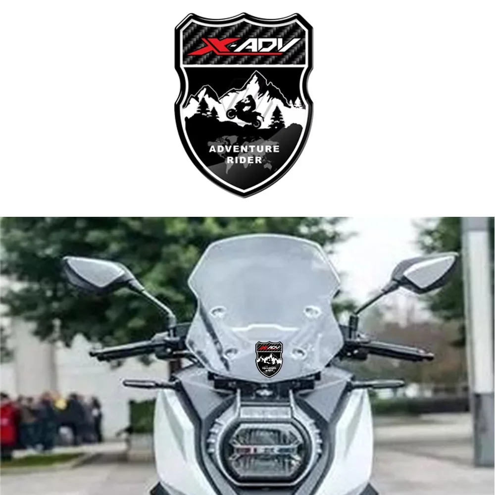 

Подходит для HONDA X-ADV XADV 150 250 300 750 Adventure Rider, наклейки, 3D передняя перегородка мотоцикла, декоративная наклейка