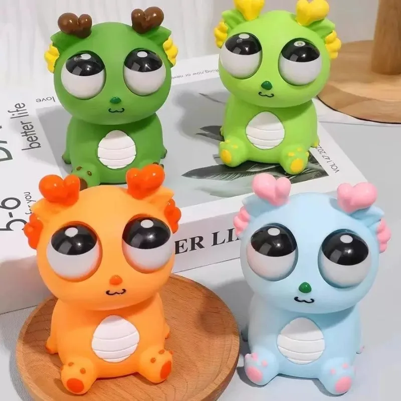 Brandneue Squeeze-Eye Dragon Puppe, Squeeze-Eye Dragon Entspannungsspielzeug