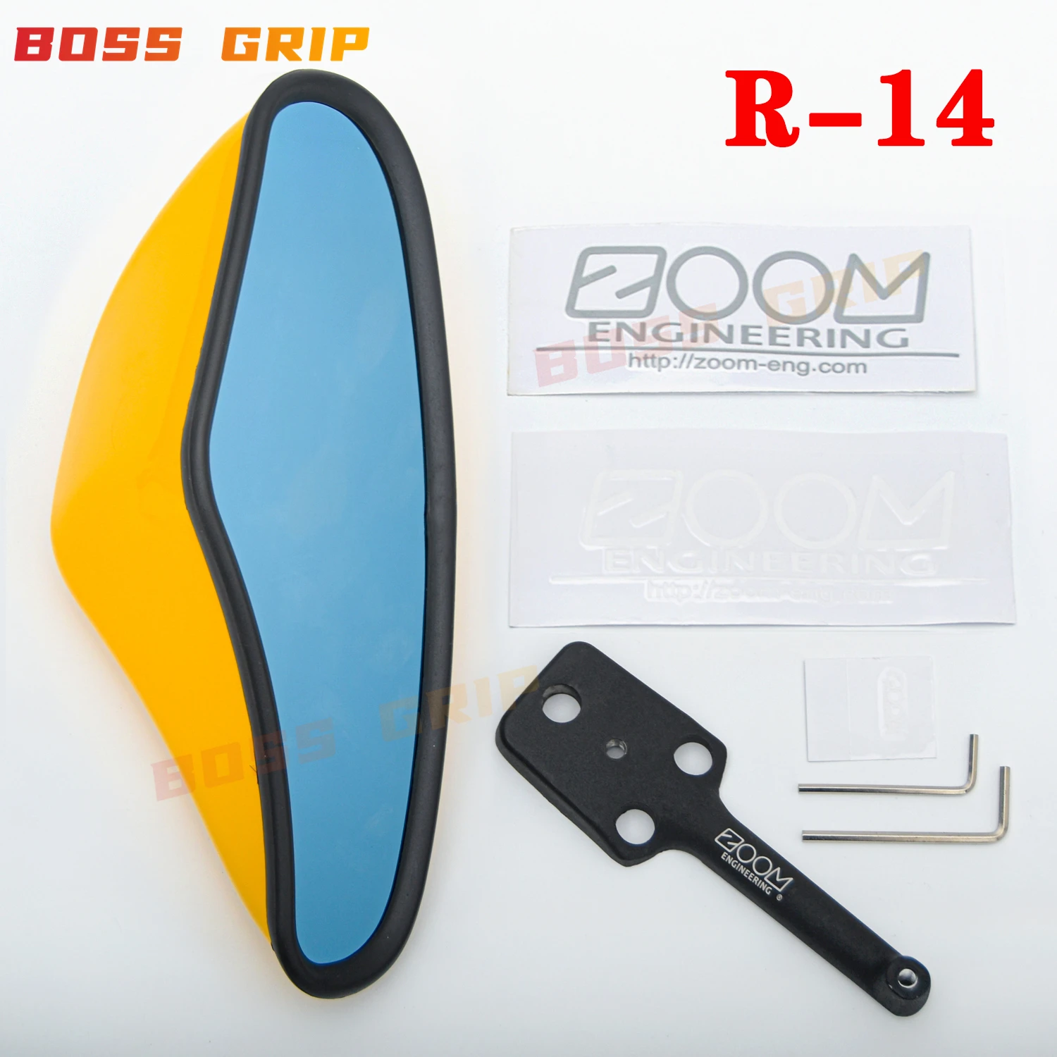 JDM Zoom Engineering Sport Interior Rear View Mirror For Honda S2000 AP1/AP2 NSX NA1/NA2 Civic EG/EP3/FG2/FK8/Fit GE8