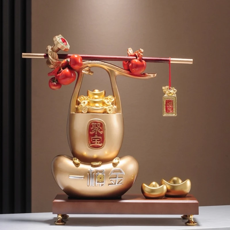 

Satisfactory cornucopia lucky cat ornaments living room store checkout page high-end decorations housewarming opening gift