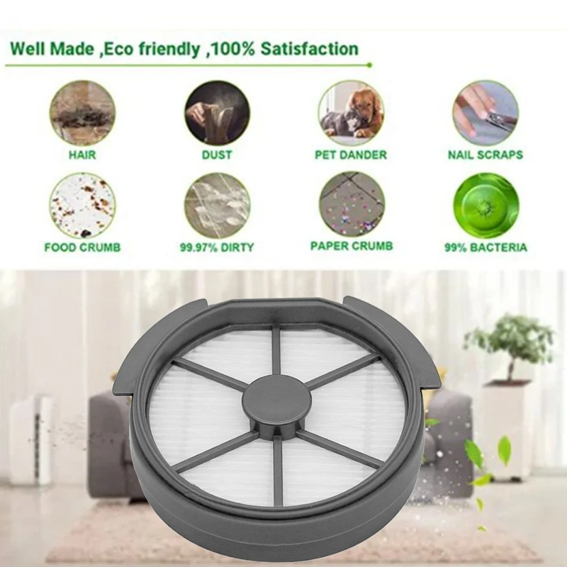 ハンドヘルド掃除機の交換部品、フロントフィルターアクセサリー、puppyoo t12およびt12 plus、3個