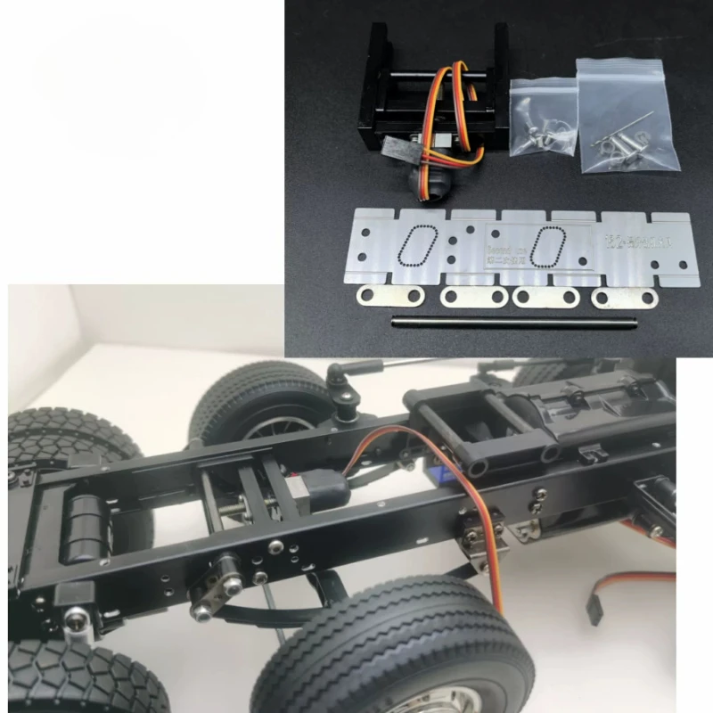 

Simulated Metal Lift Bridge Retrofit Kit for 1/14 Tamiya RC Truck Car For Scania 770S