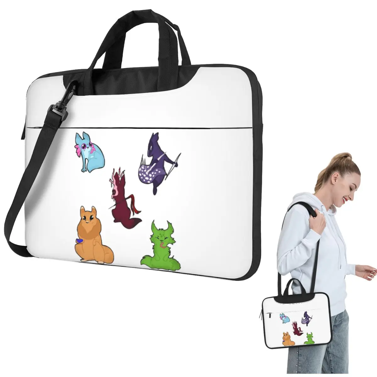 

Rain World Downpour Crossbody Laptop Bag Case Computer Bag Resistant Protective Notebook Pouch for Lenovo