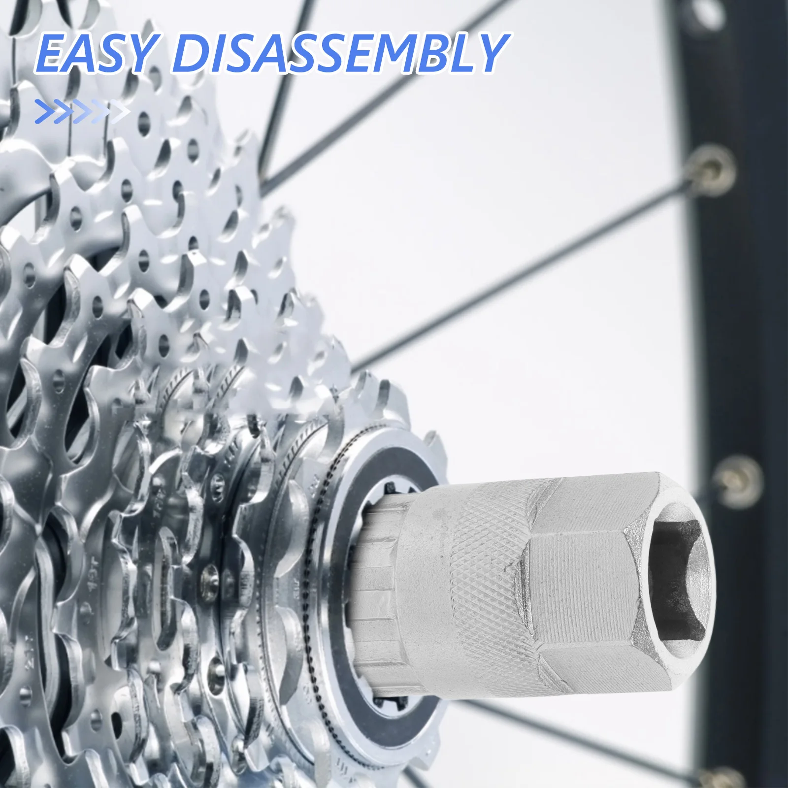 

Flywheel Removal Tool Compact Metal Construction Easy Use Flywheel Remover Socket Bicycle Maintenance Tool Cycling Repair