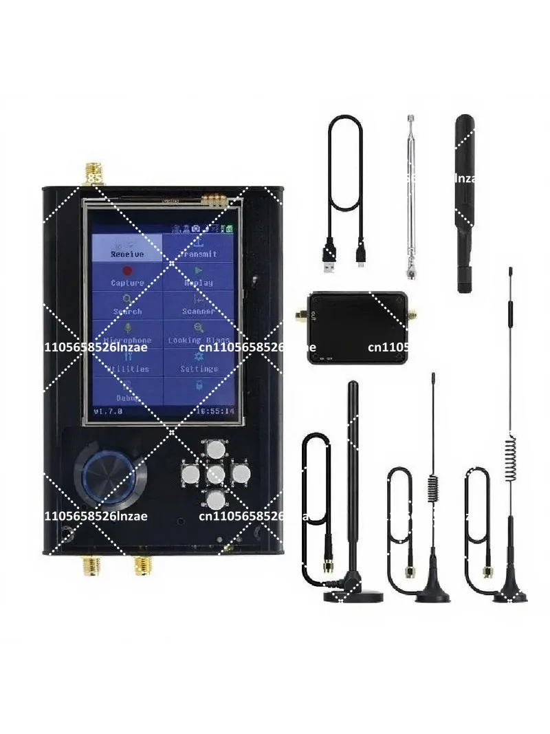 1MHz-6GHz H2 SDR Receiver, Assembled with SMA Antenna and USB Cable for Radio Hobbyists