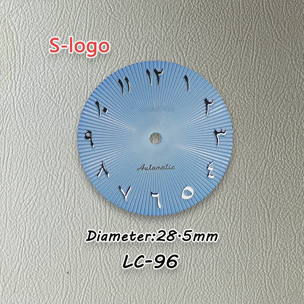 28.5mm High Quality  Arabic NH35 Dial 3/3.8/4.2 o'clock Crown S Logo For NH35/NH36 Movement NH35 Accessories ﻿