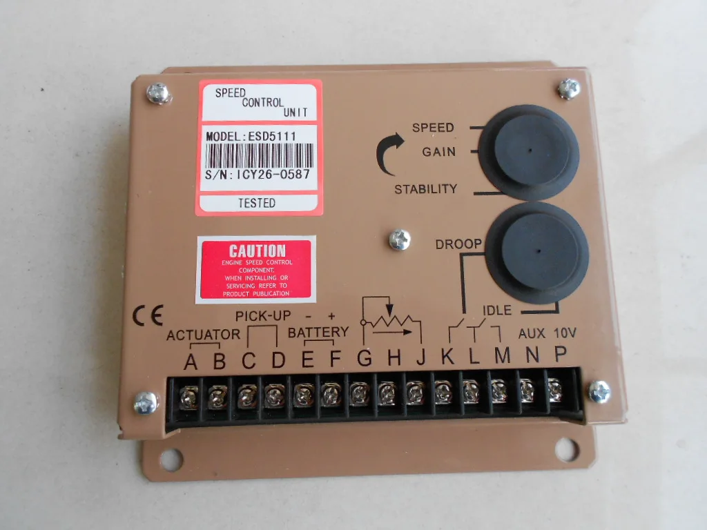 High Quality ESD5111 Speed Control Module Diesel Engine Speed Control Unit Governor for Diesel Generator ESD5111