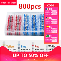 800PCS Solder Seal Wire Connectors, Heat Shrink Wire Connectors, Insulated Waterproof Wire connectors Wire connectors kit