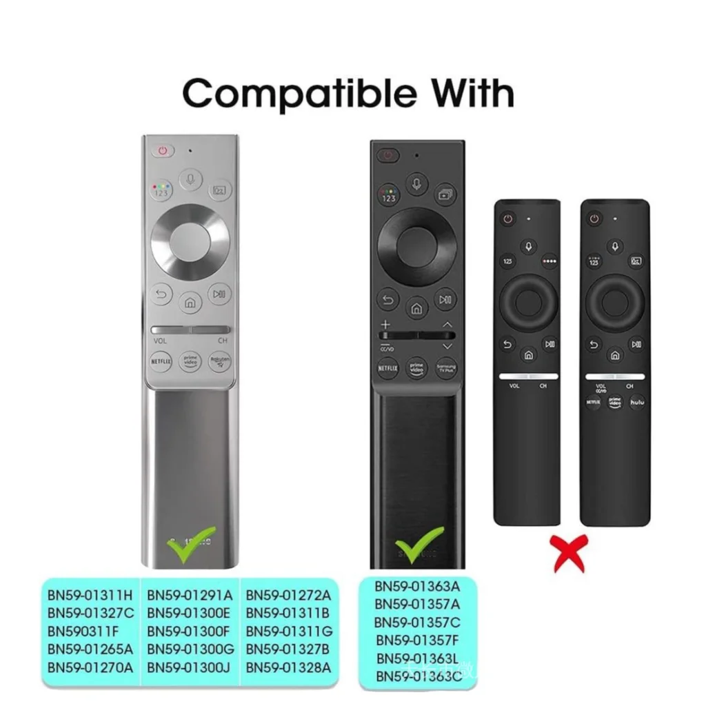 For Samsung BN59-01312A 01329B TV Smart Remote Control Soft Silicone Protective Sleeve Anti-drop Dustproof Waterproof Case