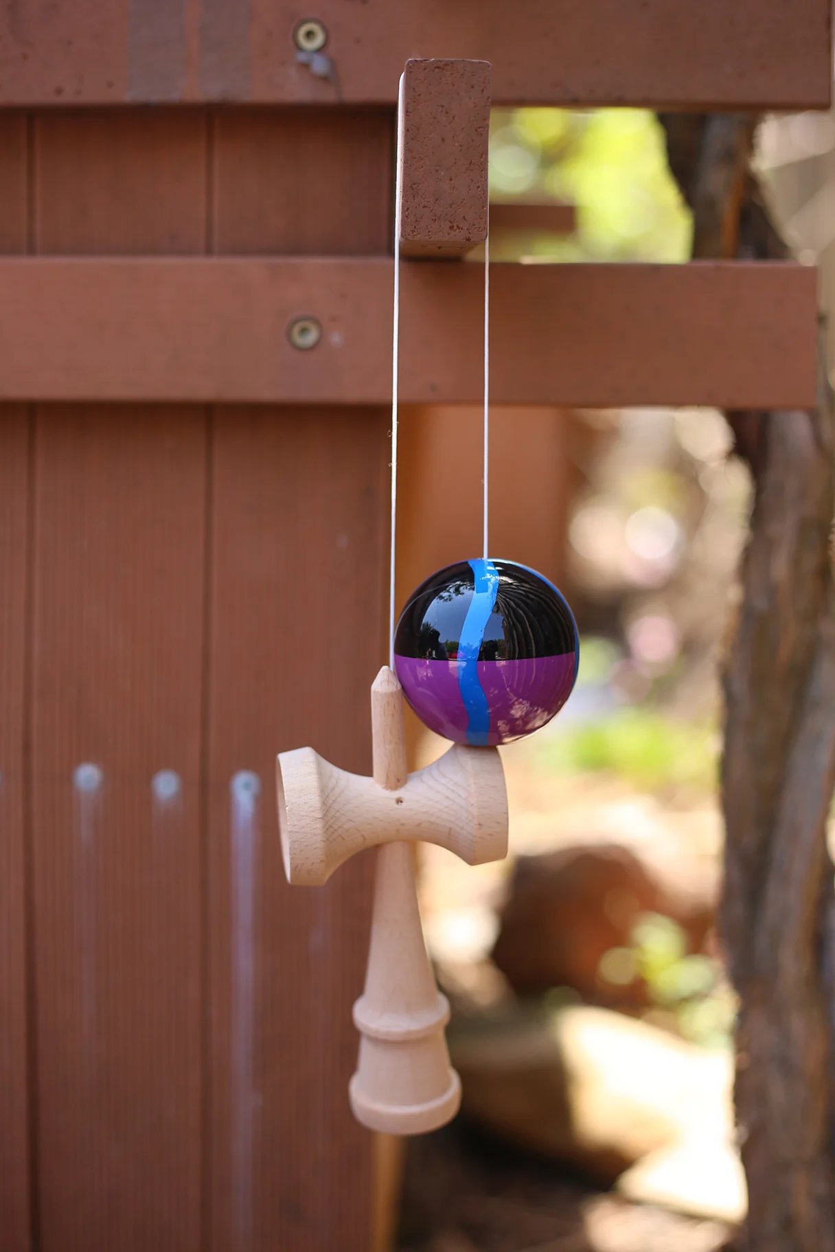 Piłka Kendama Drewniana Zabawka do Ćwiczeń na Zewnątrz, Piłki do Ćwiczeń Koordynacji Oko-Ręka dla Dzieci i Dorosłych, Zabawna Piłka do Żonglerki