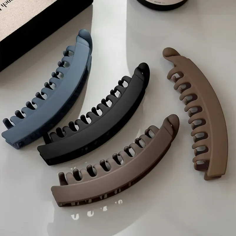 5 Pieces Banana Hair Clips,5 Inch Large Banana Clip for Thin Fine Thick hair,Non Slip Banana Claw Clips for Women