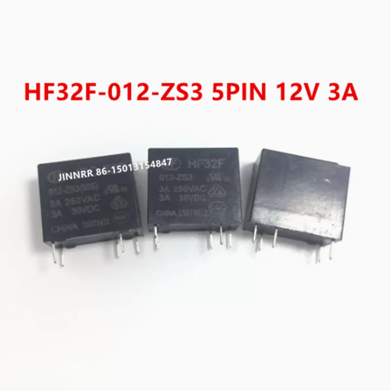20 piezas HF32F-G JZC-32F-012-HS3/009/024/048, 4 pines, 5 pines, JZC-32F-005