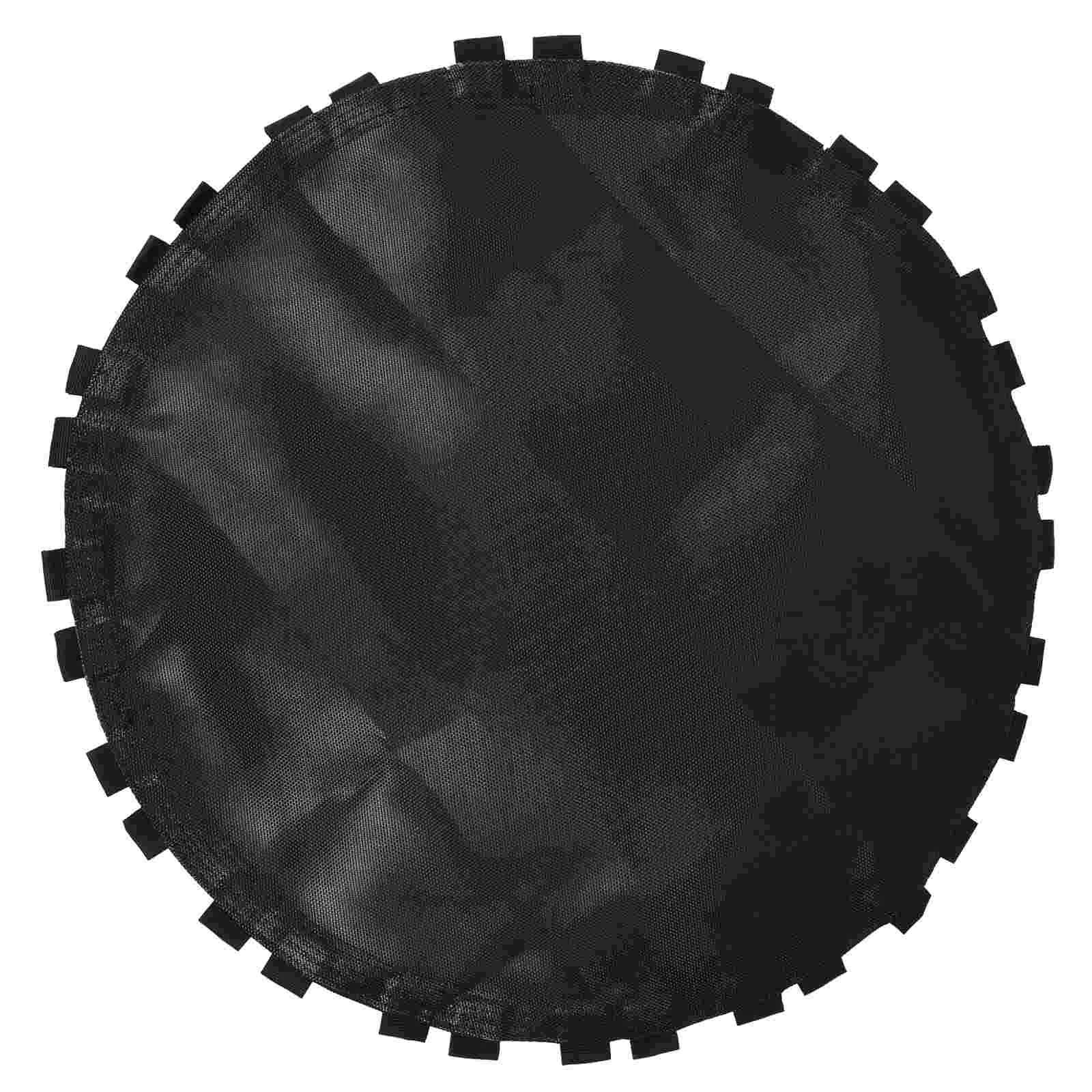 

Trampoline for Kids Mesh Jumping Mat Black with Hooks Bed Trampolines Replacement Child