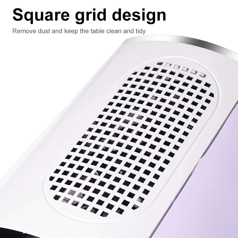 80W Nail Dust Collector Absorber For Nail Low Noise Nail Vacuum Cleaner Dust Extractor for Manicure
