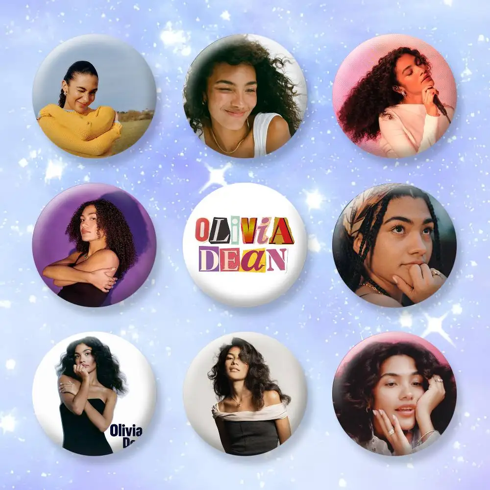 

O-Olivia Singer Dean Brooches Cartoon Badge Pins Backpack Hat Accessories Friend Gift
