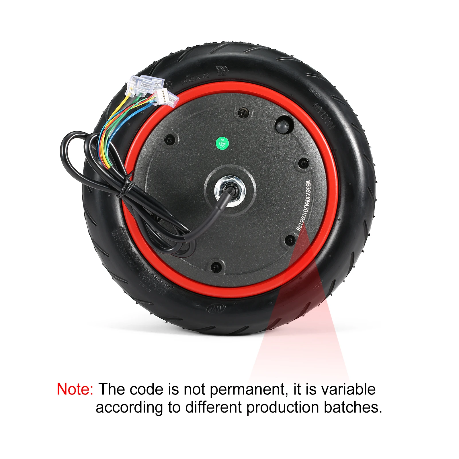 36V 350W Engine Motor Replacement for Xiaomi M365 Pro Electric Scooter Motor Wheel Scooter Parts Driving Wheels Front Motor Tire