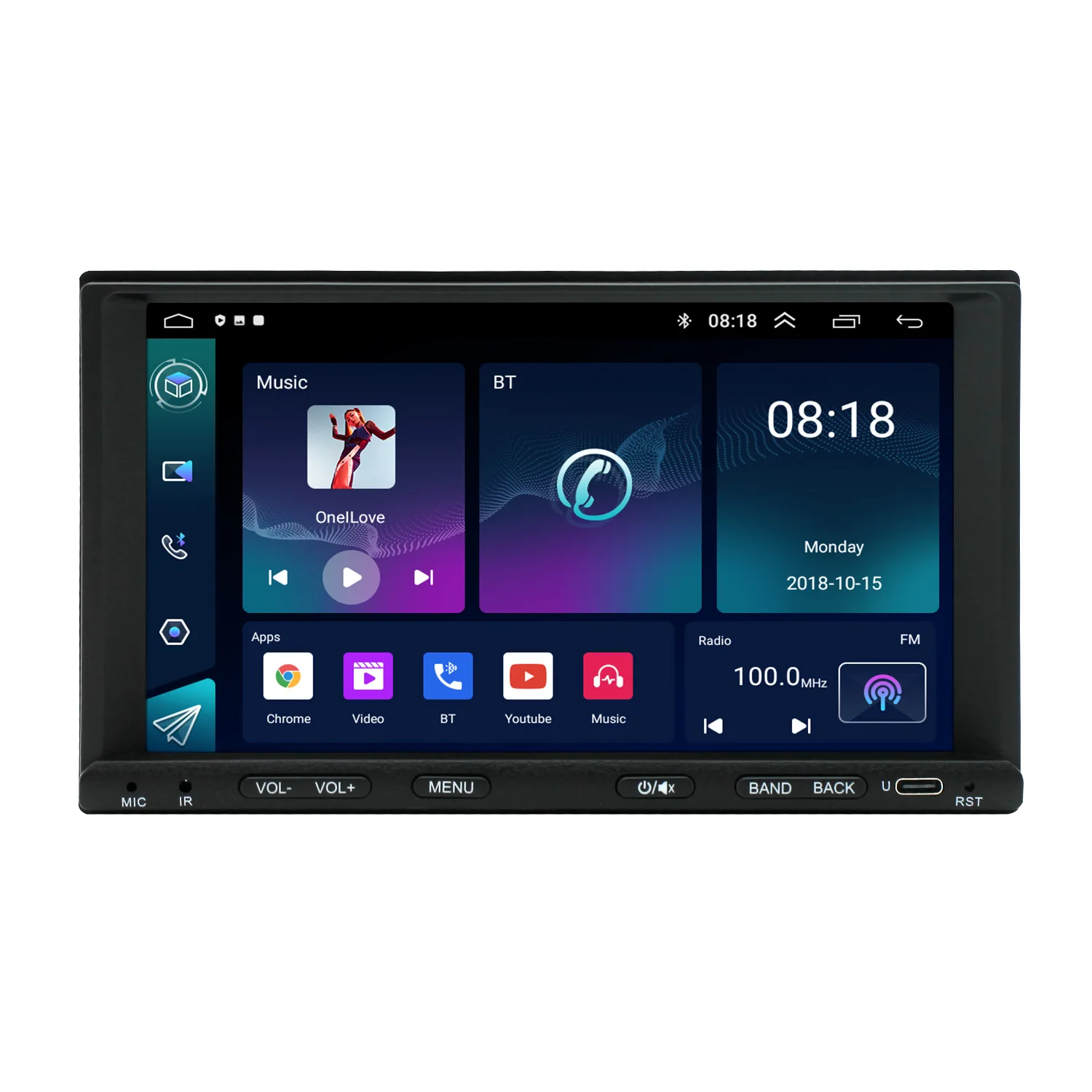 

Olevo Car Radio Video Player HD Screen 2 Din 7 Inch Android Universal Autoradio GPS WiFi USB Type-C Car Multimedia System