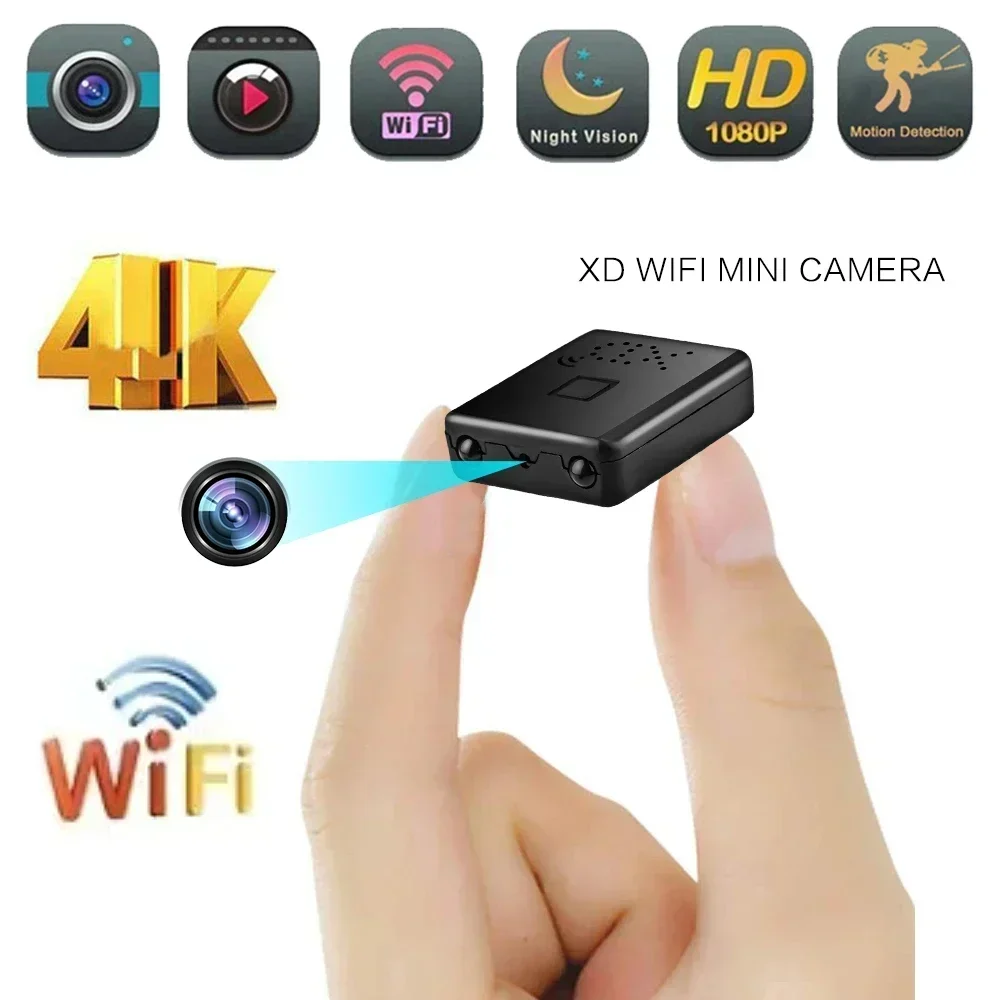 Mini Mini Camera Wifi Camcorder 4K Full HD 1080P Video Recorder Small Motion Detection Night Vision Security Smart Home IP Web Cam - Aliexpress Deal