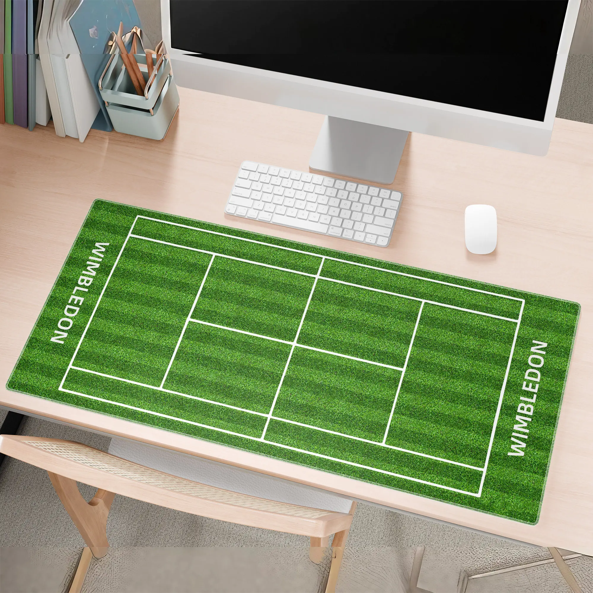 Wimbledon French Open Tennis Courts Extra Large Rubber Mouse Pads Anti Slip Grand Slams Australian US Open Gaming Keyboards Dorm