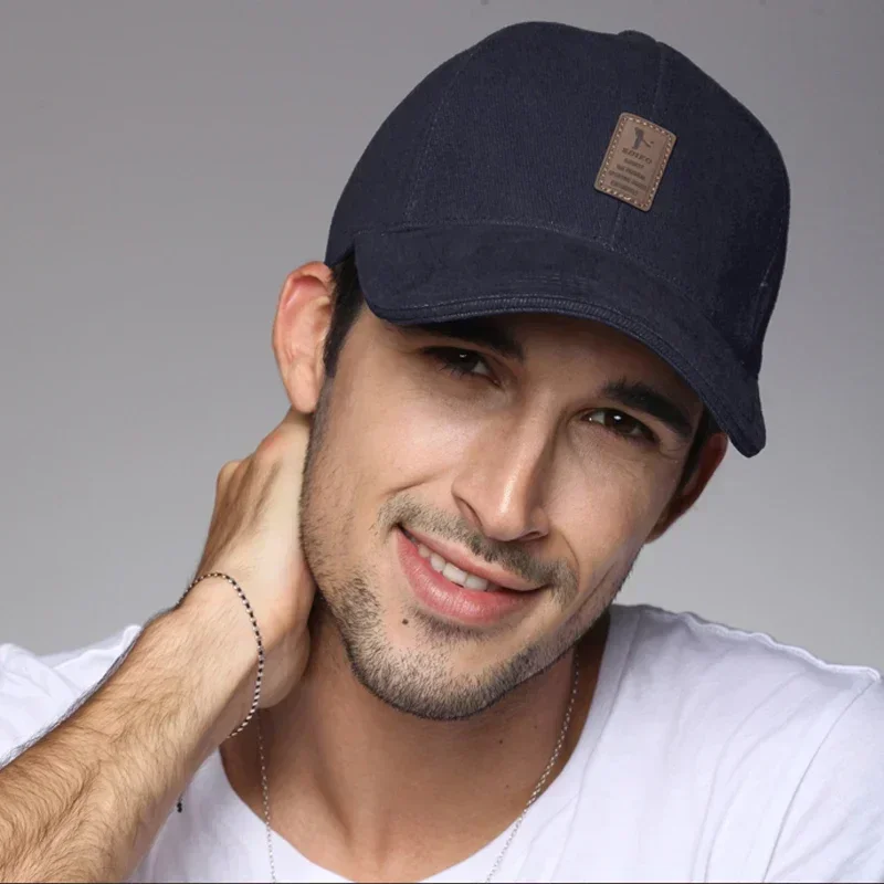 Baseball Cap with Wide Brim, Round Top Sun Hat for Outdoor Activities, UV Protection & Breathable Design, Casual Sun Shield
