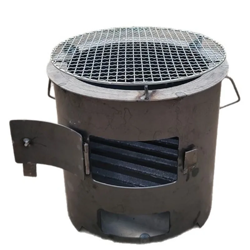 Multifunctional Wood Burning Stove For Household Outdoor Use, Charcoal Fire Pit For Boiling Tea Cooking Barbecue Picnic