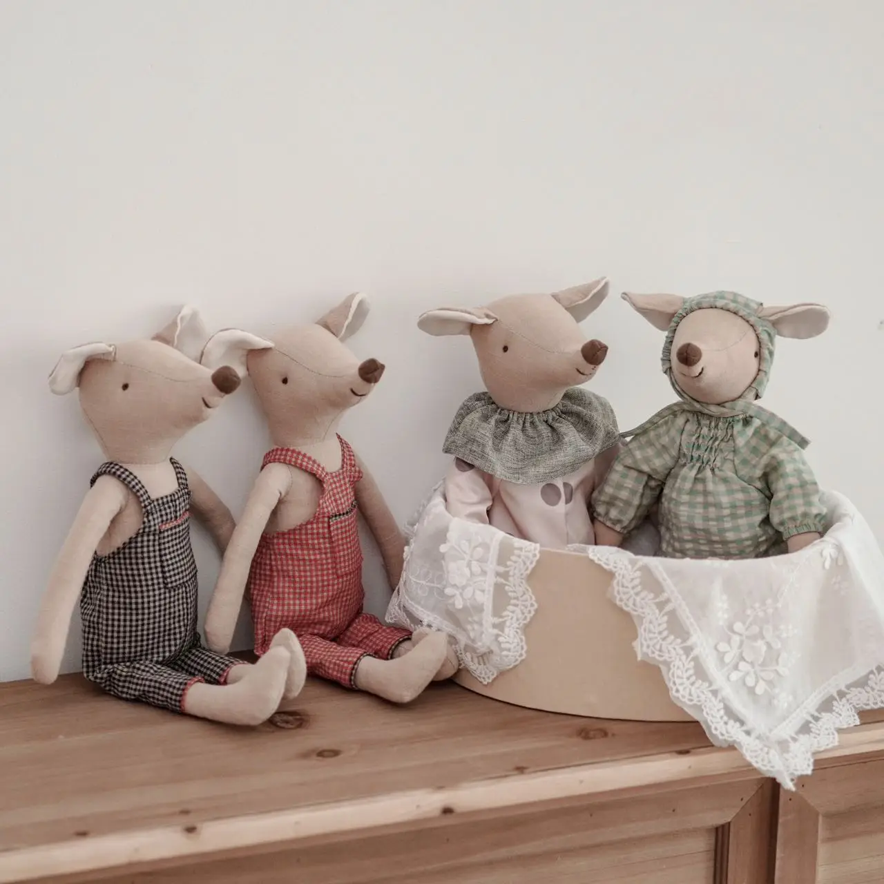 1PCS Soft Plush Bunny Baby Doll Rabbit Toy for Infants And Kids Photography Prop Holiday Gift And Room Decor