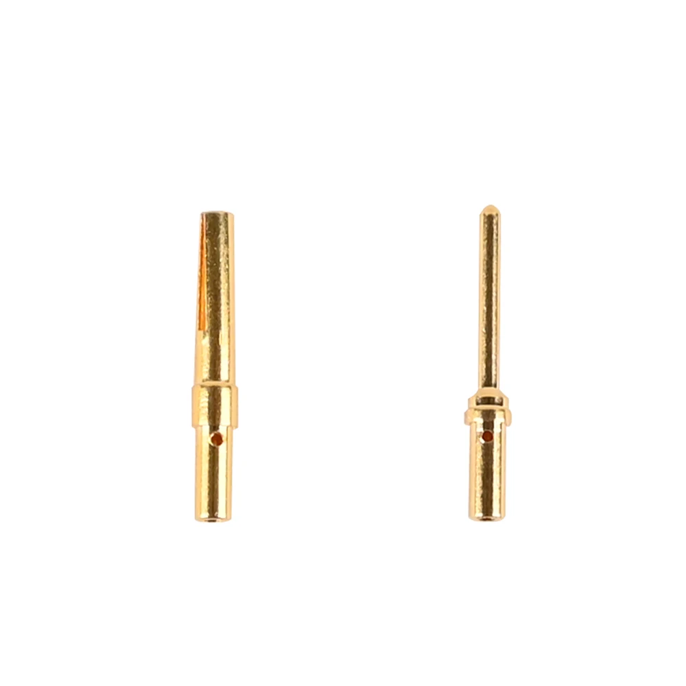 JRready ST6239 Gold Plate Terminal DB9 Connector Pin Barrel 205089-1/205090-1 D-SUB Connector Crimp Contact Pin and Socket 30SET